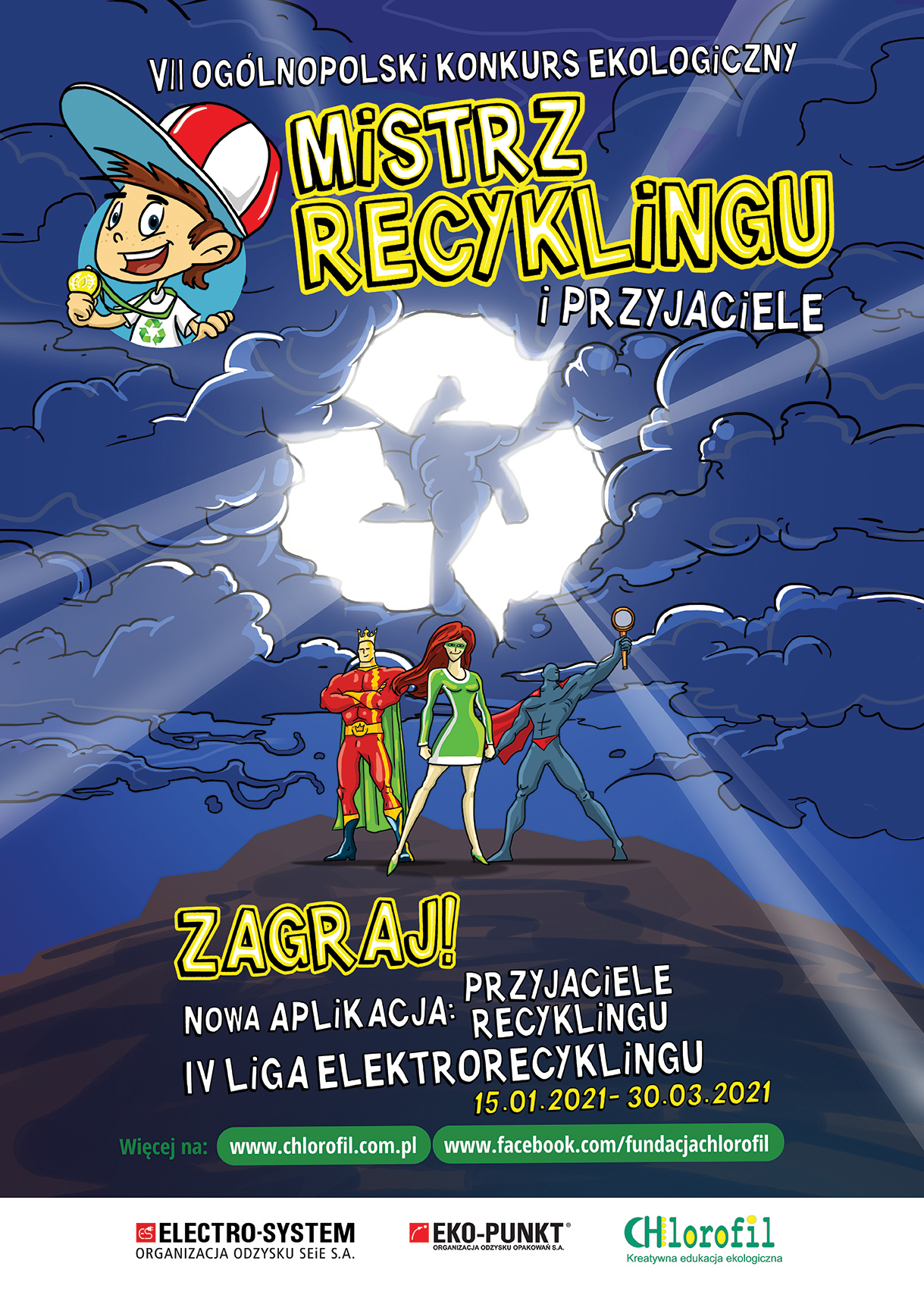  VII Ogólnopolski Konkurs Edukacji Ekologicznej dla dzieci - Mistrz Recyklingu i Przyjaciele 2021